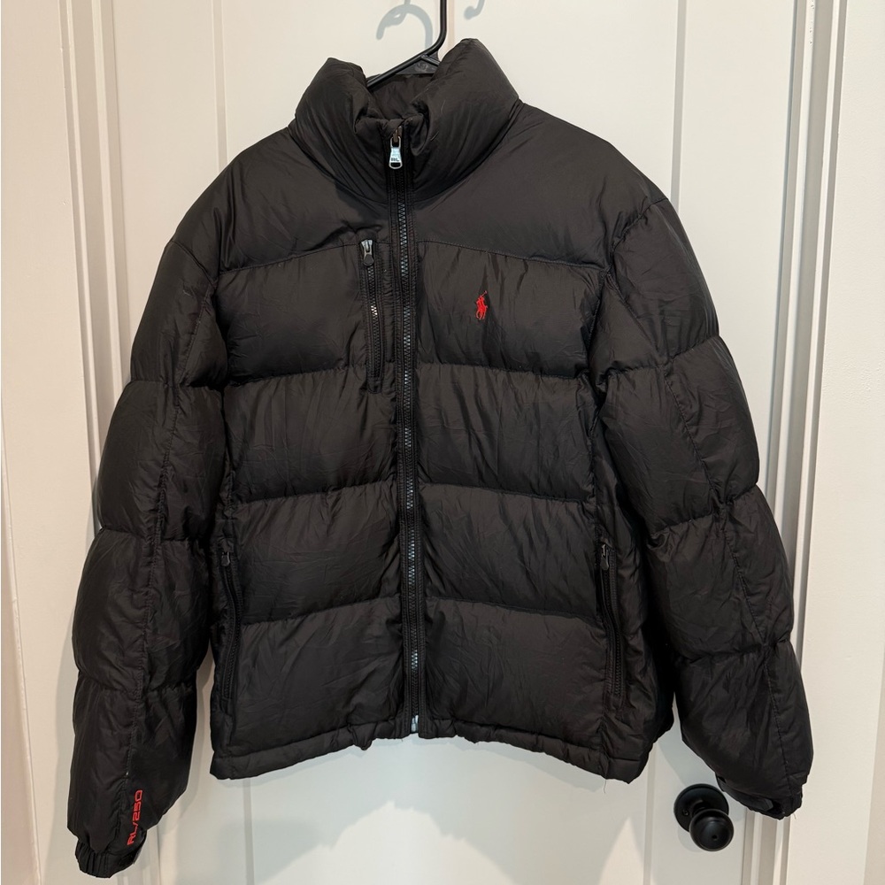 Ralph Lauren Black Puffer Jacket for Kids